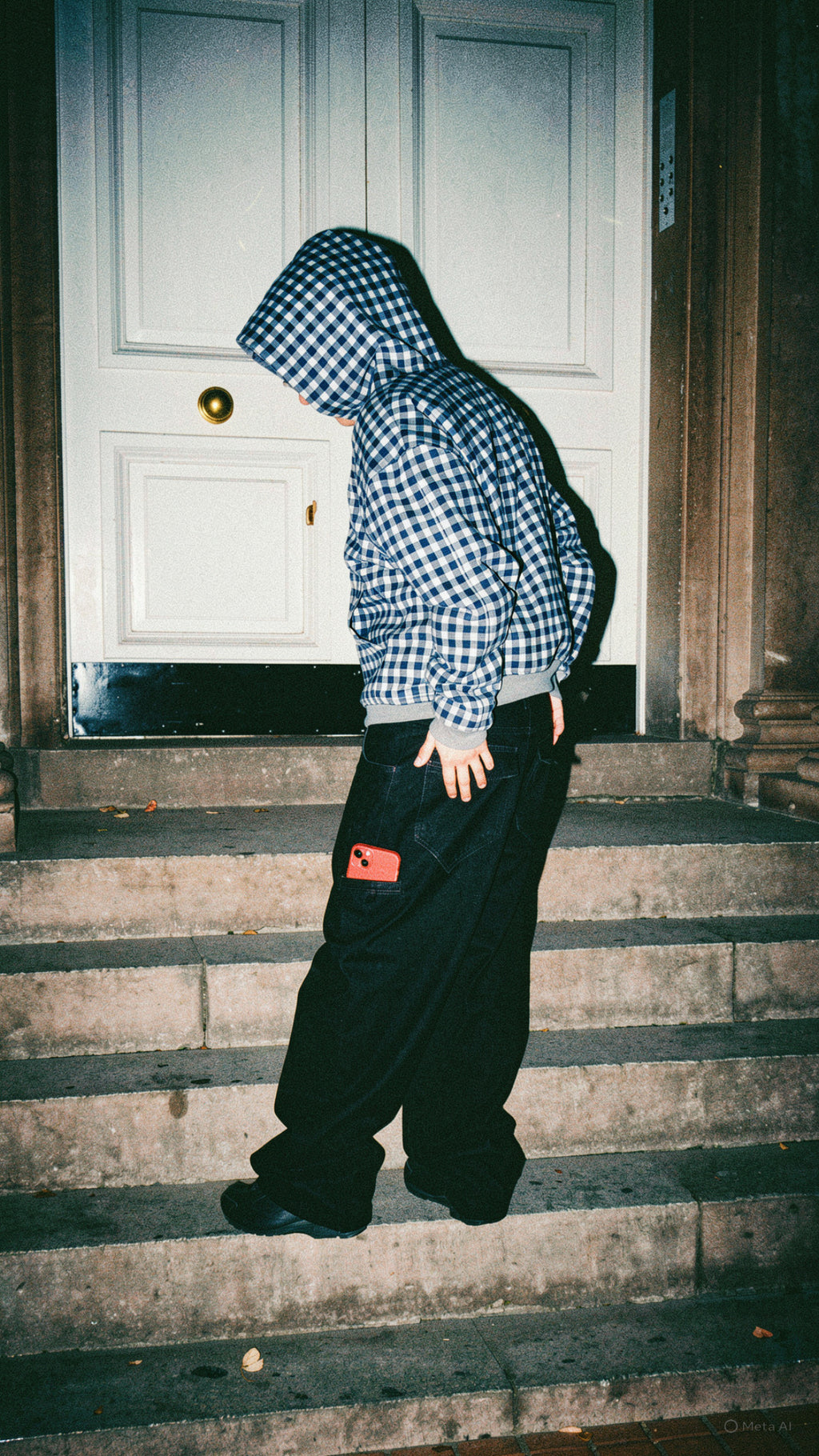 Reversible Plaid Zip