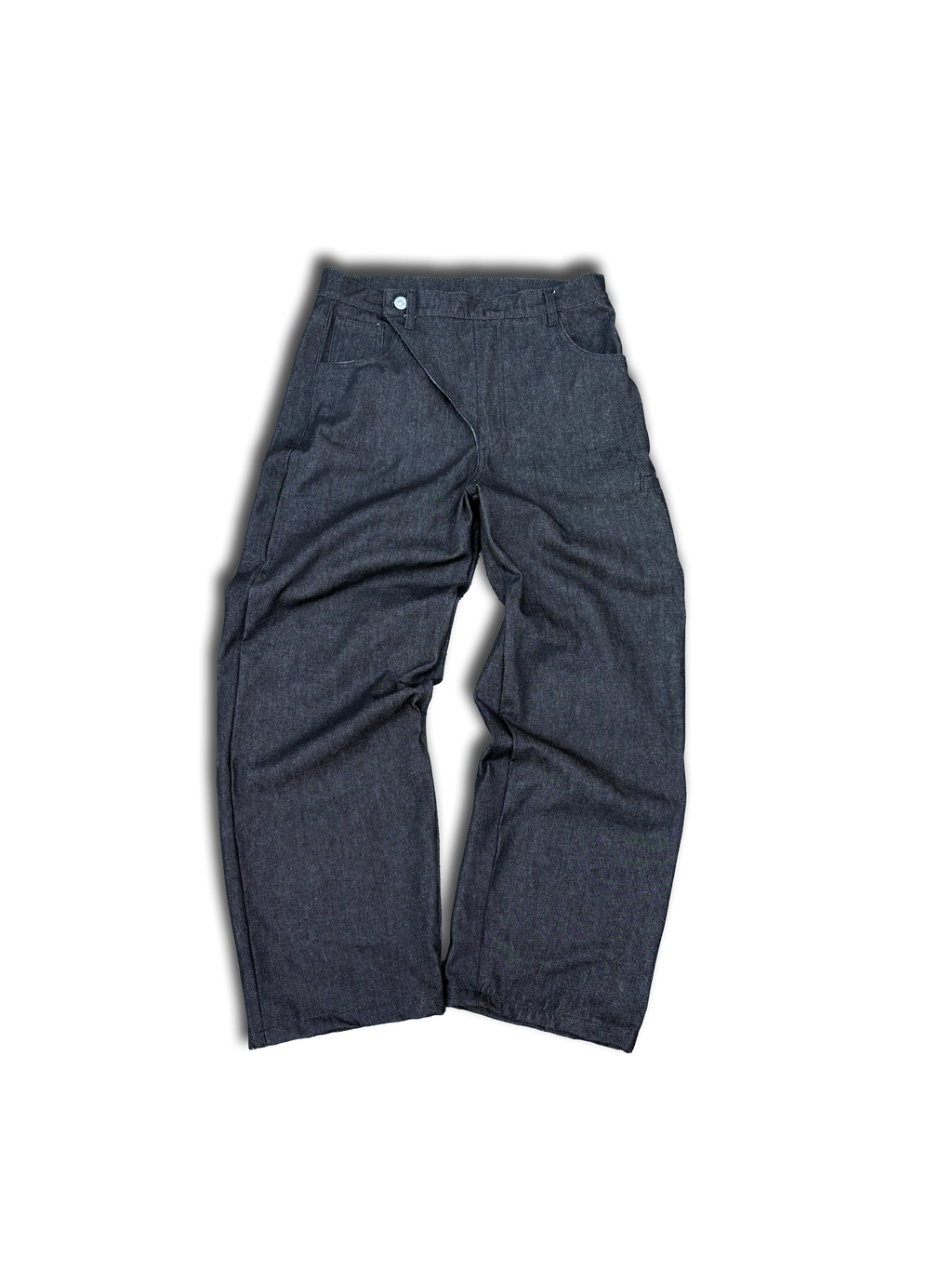 RAW SKEW DENIM